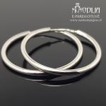 Sidabriniai auskarai rinkės