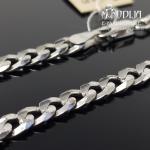 Sidabrinė apyrankė Curb