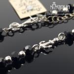 Sidabrinė apyrankė su karoliukais