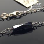 Sidabrinė apyrankė su akmenukais