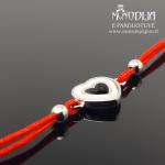 Sidabrinė apyrankė Širdelė