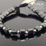 Sidabrinė apyrankė su karoliukais