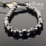 Sidabrinė apyrankė su karoliukais