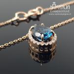 Auksinė grandinėlė su akutėmis