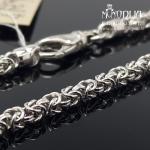 Sidabrinė apyrankė Pitonas