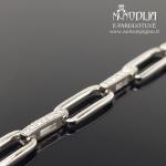 Sidabrinė apyrankė su akutėmis