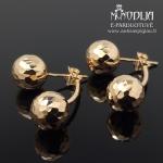 Auksiniai auskarai Burbulai