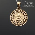 Auksinis pakabukas Angeliukas