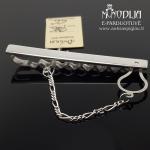 Sidabrinis kaklaraiščio segtukas