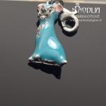 Sidabrinis pakabukas Šuniukas