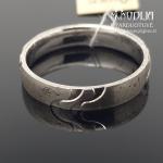 Graviruotas sidabrinis žiedas