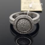 Sidabrinis žiedas su akmenukais