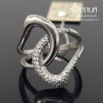 Sidabrinis žiedas su akmenukais