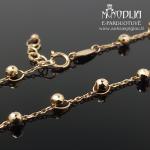 Auksinė grandinėlė ant kojos