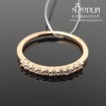 Auksinis žiedas su briliantais